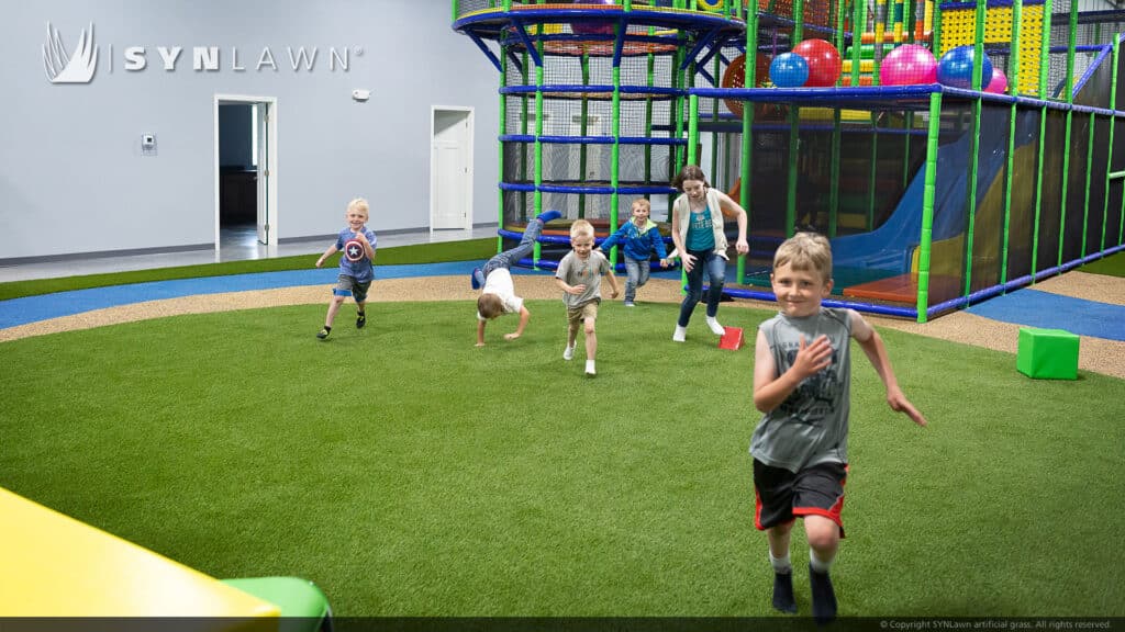SYNLawn Kentucky play run wild indoor playground grass