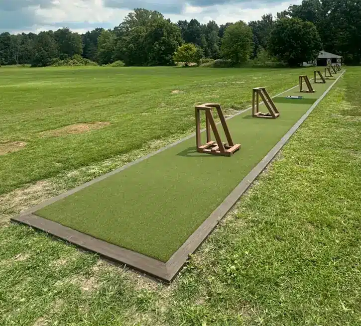 Artificial grass driving range from SYNLawn