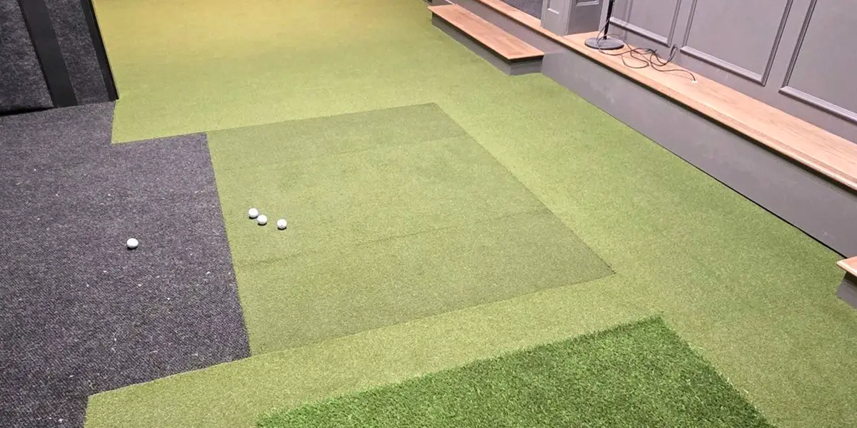 Indoor artificial grass golf green from SYNLawn