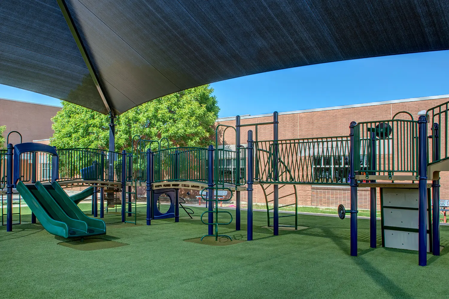 Artificial grass installation from SYNLawn for schools in Kentucky