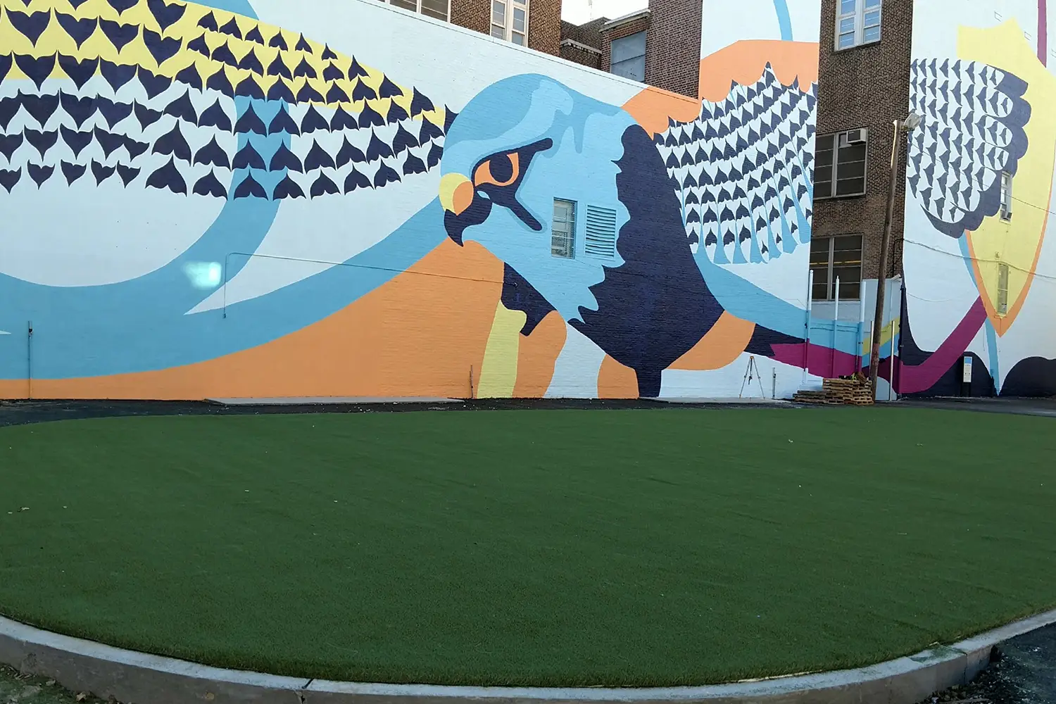 Artificial grass installation from SYNLawn for schools in Kentucky
